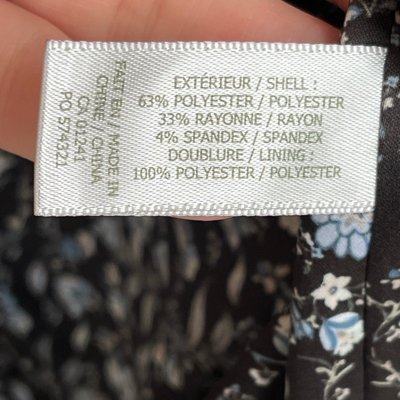 Contemporaine (Simons), 6, classic blazer in black with floral lining. - Picture 7 of 15